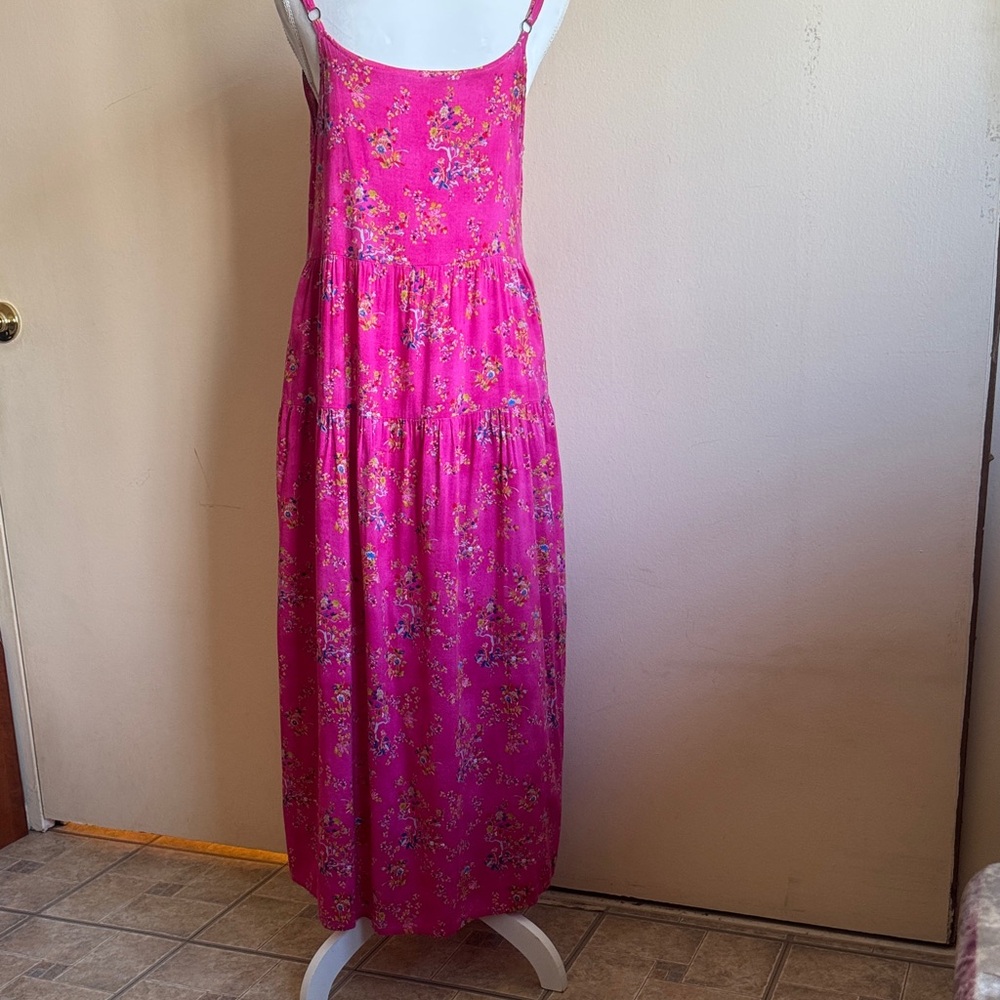 Vibrant Floral Maxi Dress - Picture 3 of 6
